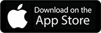 Black button with Apple logo and text: "Download on the App Store.